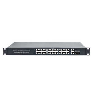 400W Gigabit Standard 24 Ports Unmanaged <b>POE</b> <b>Switch</b> 10/100/1000Mbps Ethernet 24+2+2 Power for Network <b>Switches</b> - Product Image 1
