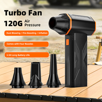 Ventilador de Mano Multifuncional Industrial Jarvis, Potente, Tipo Turbina, Eléctrico, para Limpieza de Escritorio, Sin Escobillas