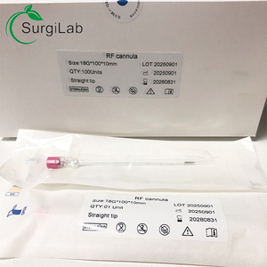 מחט RF חד פעמית עם קצה ישר/מעוגל 18G 16G אינטגרה לטיפול בכאב, קנולה RF וטרינרית - Product Image 2