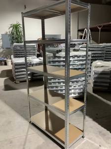 산업용 스틸 차고 창고 볼 금속 랙 선반 GALVANIZED + MDF - Product Image 5