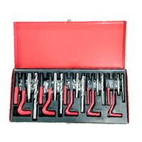 Kit d'outils de réparation et d'installation de filetages métriques en acier inoxydable AVIC-Flight 131, pour voiture, avec mallette rigide, manuel, OEM