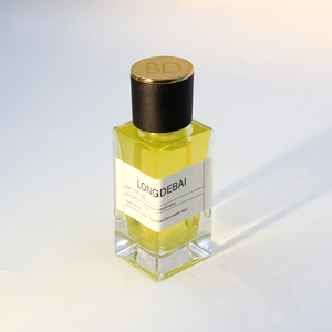 Botella de Perfume de Vidrio Transparente Personalizada, 30ml 50ml 100ml, Botellas de Perfume Cuadradas Vacías con Tapa Magnética - Product Image 4
