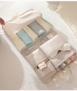 Tùy Chỉnh Chất Lượng Cao Du Lịch Quần Áo Tổ Chức 7-Trong-1 Du Lịch Lưu Trữ Túi Dây Kéo Đóng Gói Cubes Cho Du Lịch Hành Lý - Product Image 3