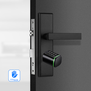 S4A可调气缸尺寸无钥匙图雅TTlock BLE射频识别集成电路钥匙卡数字智能门旋锁，带机械键盘 - Product Image 6