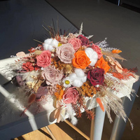 2025 nouvelles idées de produits naturel éternel Flores Bouquet en gros décoration de la maison immortel pour toujours préservé Bouquet de fleurs