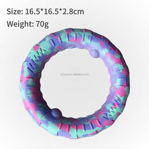 Giocattolo per Cani in EVA Ecologico e Resistente, Anello Multicolore Interattivo per Addestramento e Masticazione, Resistente ai Morsi, per Alleviare l'Intrattenimento Quotidiano - Product Image 3