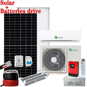 Climatiseur solaire domestique split 7000 BTU DC 24V sans réseau requis, contrôle intelligent par application - Product Image 1