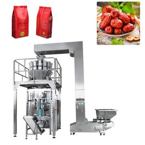 Pesadora lineal multicabezal de alta precisión para bolsas, máquina de llenado de sobres para frijoles, lentejas, frutas secas, dátiles y aperitivos - Product Image 1