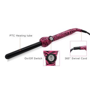 Professioneller elektrischer Keramik-Lockenstab ohne Clips, 25 mm, mit PTC-Heizung und LED-Temperaturanzeige für alle Haartypen - Product Image 2