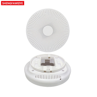 Détecteur de qualité de l'air multi-paramètres en matériau ABS, monté au plafond, IP54, durable, installation facile, boîtier de jonction