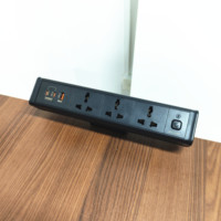 En Oferta: Enchufe de Escritorio con 3 Tomas de Corriente Tipo UK, Puerto USB C PD de 18W y Protector de Sobrecarga