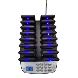 Stable Quality Vibrating Lights Waterproof Long Range Wireless Restaurant Pager Call System
