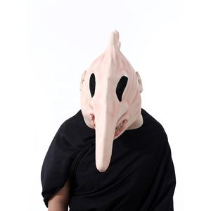 Masque de tête de monstre amusant et intéressant pour Halloween, en latex, avec un long nez, décoration de cosplay - Product Image 2