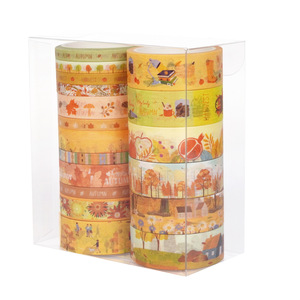 Foreign Trade Source Autumn Washi Tape 5Mx18 <b>Rolls</b> Multi Size DIY Decorative Journal <b>Kit</b> Craft Supplies - Product Image 2