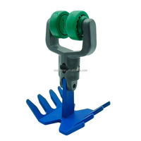 Chariot de suspension pour ligne de transformation de volaille avec refroidisseur à air et grillets - Glissière de convoyeur en nylon POM pour volaille