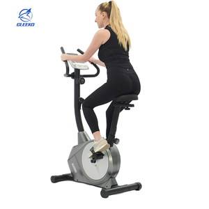 Vélo d'exercice électrique compact <span class=keywords><strong>Pro</strong></span> Fitness de haute qualité avec résistance réglable, écran LCD et cadre en acier pour usage domestique intérieur - Product Image 4