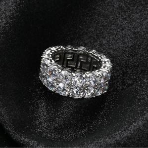 Conceptions de bague en pierre pour hommes 2024 nouvelle bande de fiançailles en diamant arrivée - Product Image 4