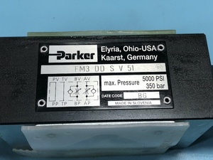 แผ่นตรวจสอบคันเร่ง FM3DDSV รุ่น NG10 D05 แบบแซนวิช 350 บาร์ สำหรับระบบไฮดรอลิกแบบคันเร่งคู่ - Product Image 1