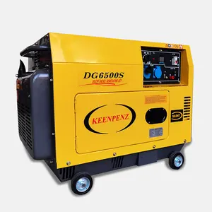 Best selling 5KW air-cooled single phase Electric start diesel generator with good price