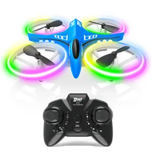 DWI Dowellin Upgrade model quadcopter drone New colorful LED light drone Flashing light beginner drone light show
