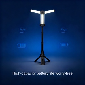 Lanterna da Campeggio LED Pieghevole e Regolabile in Altezza, Luce da Lavoro con Treppiede Telescopico per Esterni - Product Image 3