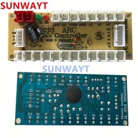 5V sıfır gecikme Arcade oyun denetleyicisi USB Encoder PC Joystick düğmeler PC için tutucu kiti MAME ahududu Pi retropie projeleri