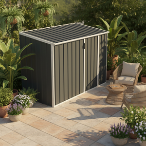 EST15586-H140 <span class=keywords><strong>Abri</strong></span> de rangement en métal pour extérieur, jardin, <span class=keywords><strong>piscine</strong></span>, patio, <span class=keywords><strong>abri</strong></span> à outils, bac à déchets, <span class=keywords><strong>abri</strong></span> de jardin, <span class=keywords><strong>abri</strong></span> de rangement pour <span class=keywords><strong>piscine</strong></span>, <span class=keywords><strong>abri</strong></span> de rangement pour patio, direct usine - Product Image 1