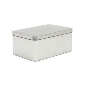 Small Tins Box Metal Recipe Gift Tins Colored Metal Wholesale Custom Metal Cheap Price Silver Tinplate Gift & Craft Tinsmaker