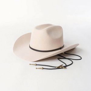 Chapeaux de cowgirl vintage de luxe de qualité supérieure en gros, chapeaux Fedora en feutre 100 % laine pour femmes, chapeau de cowboy personnalisé - Product Image 2