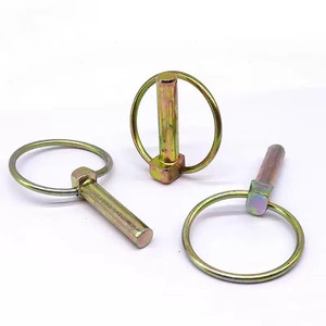 Goupilles de sécurité en acier au carbone galvanisé de type O pour camions, pièces de machines, 4,5*38 5*45mm 6*45mm 11*65mm - Product Image 1