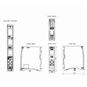 Contrôleur compact 6ES7511-1AL03-0AB0, mémoire de travail 300 Ko, données 1,5 Mo, largeur 35 mm, avec PROFINET pour le contrôle de machine 1. Niveau d'entrée S - Product Image 1