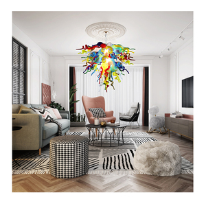 <span class=keywords><strong>Lampadari</strong></span> Moderni in Vetro di Murano 24 Pollici, Lampada a Sospensione per Casa, Multicolore LED, Lampadario in Vetro Soffiato a <span class=keywords><strong>Mano</strong></span> - Product Image 6