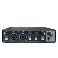 Carte son haute définition pour l'enregistrement, le chant, le streaming en direct, le karaoké, carte son externe USB pour ordinateur, carte son professionnelle