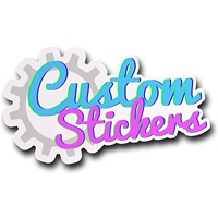 Etiqueta Adhesiva Personalizada con su Propio Logotipo, Etiqueta de Identificación de PVC Vinilo Impermeable y Resistente al Sol para Computadora, Equipaje, Autoadhesiva, DIY