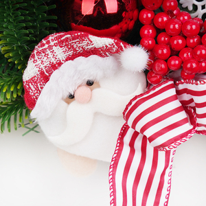 <span class=keywords><strong>Couronne</strong></span> <span class=keywords><strong>de</strong></span> Noël Artificielle <span class=keywords><strong>Personnalisée</strong></span> <span class=keywords><strong>de</strong></span> Haute Qualité 30 cm, Prix d'Usine, pour Décoration Intérieure <span class=keywords><strong>de</strong></span> la Maison - Product Image 3