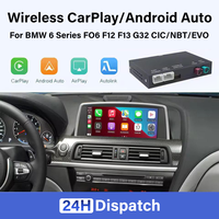 Décodeur sans fil CarPlay Android Auto MirrorLink AirPlay pour BMW Série 6 2010-2020 Garantie 1 an Maintien du système OEM
