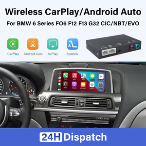 Decodificador Inalámbrico CarPlay Android Auto MirrorLink AirPlay para BMW Serie 6 2010-2020, 1 Año de Garantía, Conserva el Sistema OEM - Product Image 1