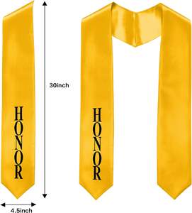 Sombrero de graduación negro para adultos al por mayor, faja de estola con 2025 borlas, uniforme escolar, vestidos y gorras de Graduación - Product Image 5