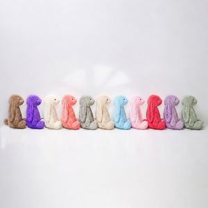 Logo personalizzato all'ingrosso coniglietto di pasqua <span class=keywords><strong>animali</strong></span> di peluche simpatico cartone animato a orecchio lungo giocattoli di cotone camicie di cotone perfetto regalo alla rinfusa - Product Image 4