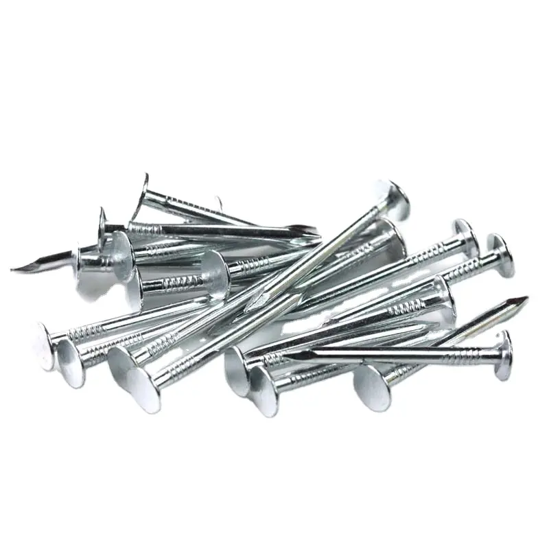 Top products galvanized steel round flat head nail for construction