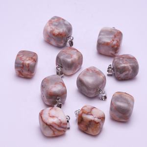 Kalung Liontin Batu Kristal Alami Mentah Bentuk Acak Grosir, Ukuran Kecil Mini, Batu Kuarsa Mentah untuk Penyembuhan - Product Image 3