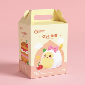 Emballage cadeau en <span class=keywords><strong>carton</strong></span> pliable personnalisé avec impression offset et fenêtre en éponge colorée en matériaux recyclés pour poupées en peluche figurines d'<span class=keywords><strong>action</strong></span> - Product Image 1