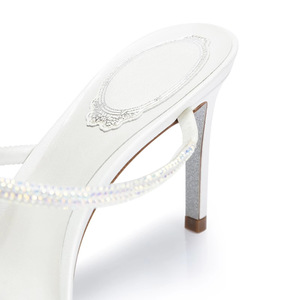 Nouveaux styles 2025 – Sandales en cristal à talons strass pour l'été, chaussures sexy de soirée et de mariage, pantoufles de créateur pour femmes - Product Image 4