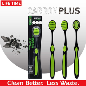 Cepillo Limpiador de <span class=keywords><strong>Lengua</strong></span> de Carbón de Bambú, Fácil de Usar, Personalizable Directo de Fábrica, Popular para <span class=keywords><strong>la</strong></span> Higiene Bucal - Product Image 5