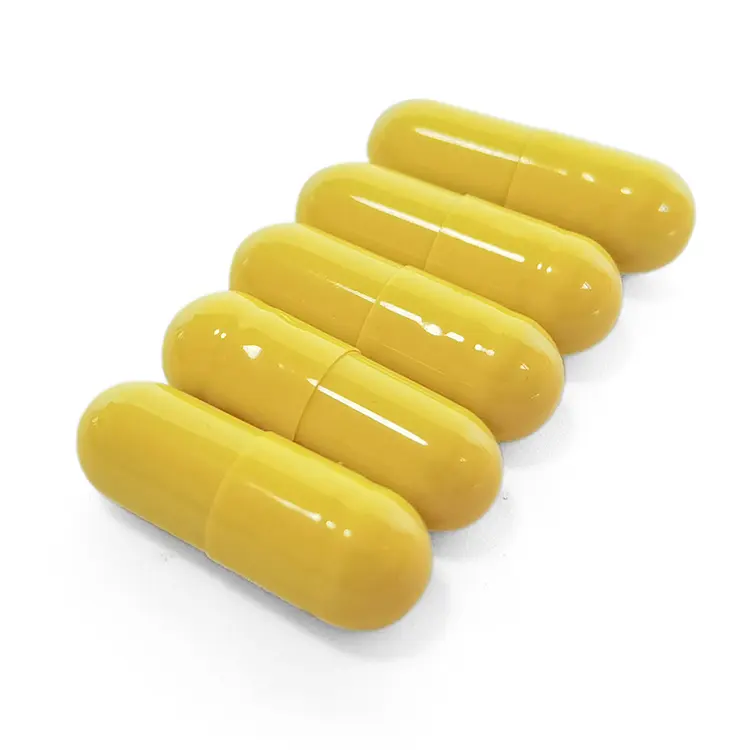 Échantillon gratuit capsule dorée dure complément alimentaire capsule à base de plantes saines