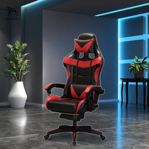 <span class=keywords><strong>Chaise</strong></span> de jeu ergonomique en cuir EaseNeat bon marché avec hauteur réglable et repose-pieds rotatif ordinateur de bureau exécutif durable - Product Image 4