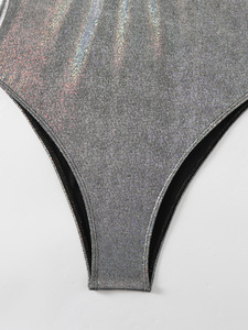 <span class=keywords><strong>Maillot</strong></span> <span class=keywords><strong>de</strong></span> <span class=keywords><strong>bain</strong></span> une pièce sexy à paillettes et à coupe haute pour femme, ensemble <span class=keywords><strong>2</strong></span> <span class=keywords><strong>pièces</strong></span> <span class=keywords><strong>de</strong></span> couleur unie avec <span class=keywords><strong>dos</strong></span> <span class=keywords><strong>croisé</strong></span> en V profond - Product Image 6