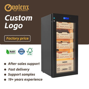 Electric Cigar Humidor <b>Cabinet</b> App-Controlled Digital <b>Display</b> Constant Temperature Ammonia Removal Stainless Steel 98L Household - Product Image 1