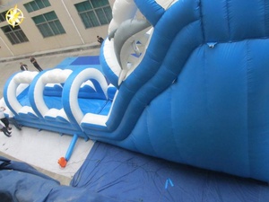 Di alta qualità grande acqua salto letto bambini amano giocare con stile oceano slide inflable castello - Product Image 5