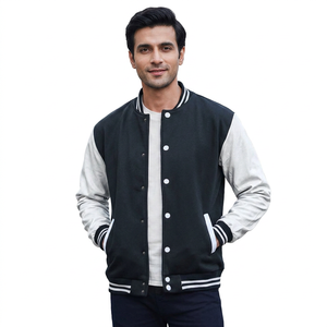2024 Hip Hop Varsity Jacket Your Own Design <b>Men</b> Wear Varsity Jacket Wholesale Custom Logo <b>Men</b> Wear Varsity Jacket - Product Image 1